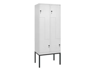 Z-garderobekast,HxBxD 2120x800x500mm,vak B 200/400mm,draaigrendel - 1