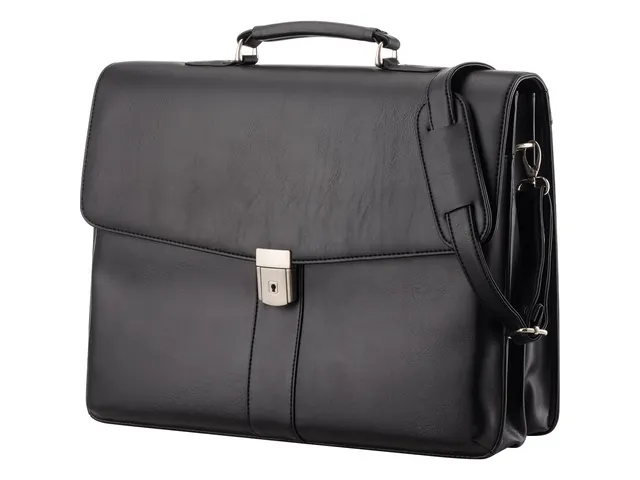 aktetas Alassio Pescara zwart imitatieleer