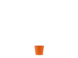 Beker porselein Les Artistes Paris 80ml met siliconen grip Oranje