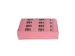 Garderobeblok 50 tickets 20x3 roze