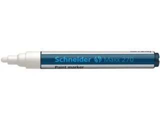 Lakmarker Schneider Maxx 270 1-3 mm wit - 5