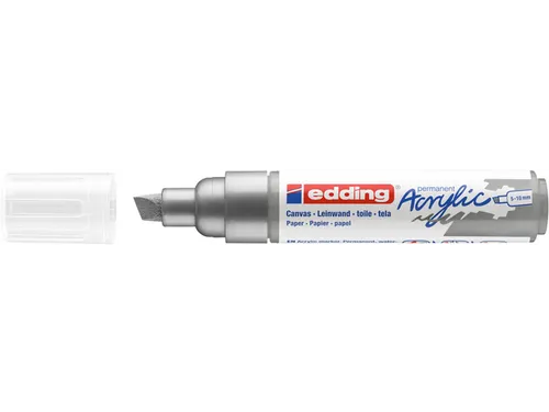 Acrylmarker edding e-5000 breed zilver