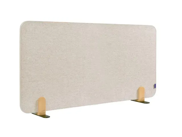 OUTLET Elements Bureauscherm akoestisch 60x120cm Beige Houders