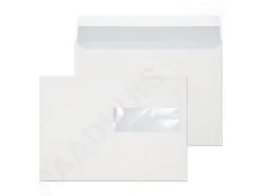 Dienstenvelop Venster Rechts Raadhuis 156x220mm Ea 5 Wit Gegomd