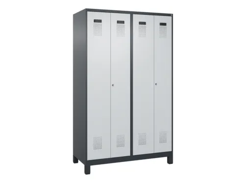 locker voor scheiding van kleding,HxBxD 1950x1200x500mm,4vak
