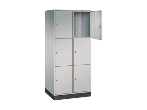 grootvolume-lockersysteem,HxBxD 1950x820x600mm,2x3vakken,cil.-slot