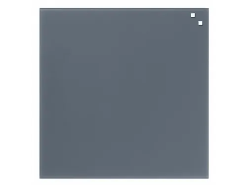 Glasmagneetbord Naga 45x45cm grijs