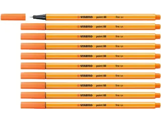 Fineliner STABILO point 88/30 fijn bleek vermiljoen - 4