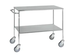 Serveerwagen,Draagverm. 200Kg,2Etage(S),Houten Legbordetage