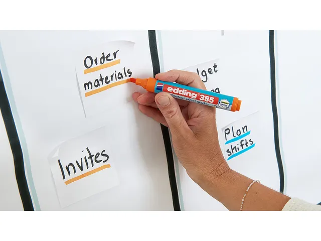 Edding 385 Flipchart effect marker Oranje