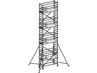 rolsteiger,reik H 9,4m,steiger H 8,64m,4platform(s),m. luik - 2