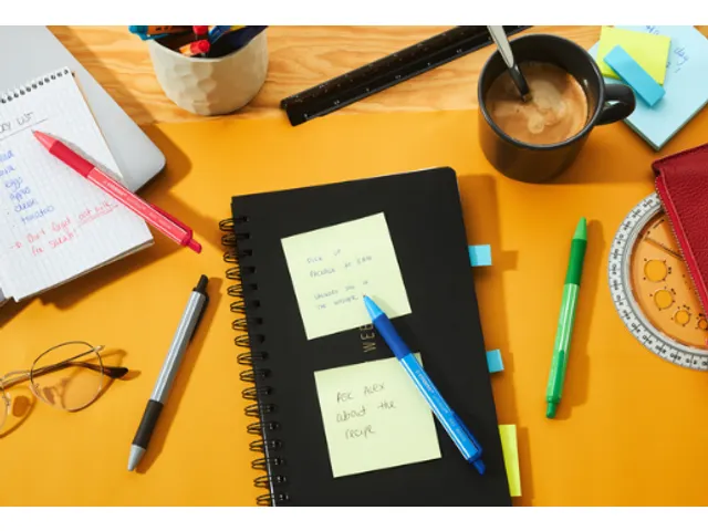 Balpen STABILO pointball colorful medium zwart