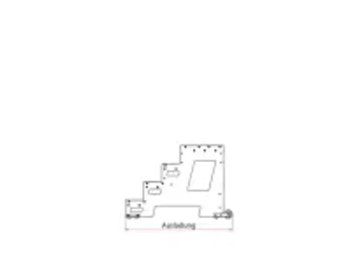 OUTLET bordestrap verrijdbaar bordes H 0 4m 2treden aluminium