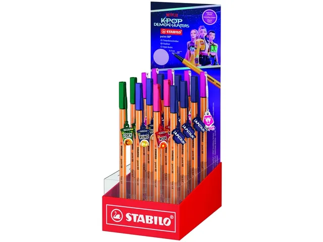 Fineliner STABILO point 88 charm K-Pop 16t ass