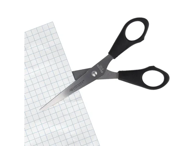 Ciseaux Westcott 155mm inox manche plastique