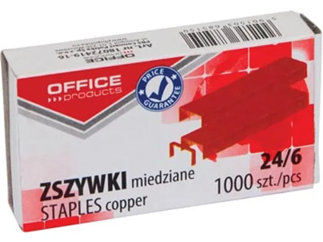 Office Products Nietjes 24/6 verkoperd 1000 stuks