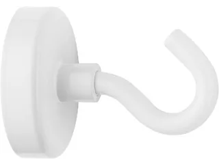 Magneet Westcott met haak 48mm wit. Trekkracht +/- 60kg - 2