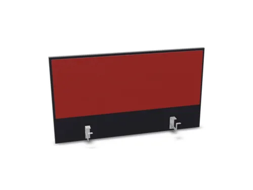 opzetpaneel bureau aanbouw achter B 1000mm CC-zwart BN4011-rood