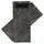 Bestekzakje IEZZY 190x85mm antraciet gemarmerd + zwart servet 500 stuk