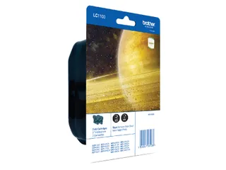 Brother LC-1100 Duopack Inktcartridges Zwart + Kleur - 2