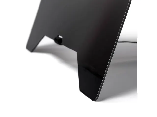 Stoepbord Grab & Grip Krijtbord BOND paneel 50x70cm Zwart Dubbelzijdig