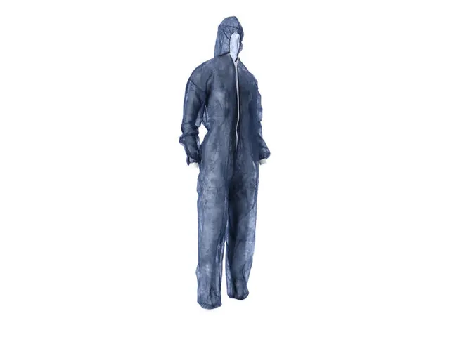 Combinaison de protection PP non tissé zippée Taille M Bleu 50 pcs