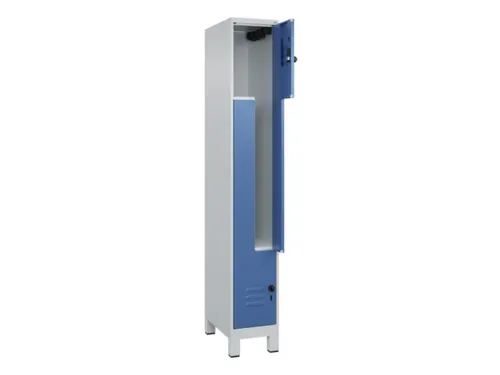Z-garderobekast,HxBxD 1950x300x500mm,vak B 150/300mm,draaigrendel