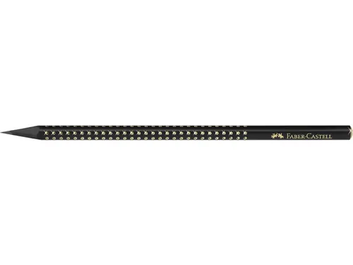 Potlood Faber-Castell grafiet Grip Sparkle Midnight goud