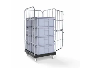 rolcontainer,draagverm. 500kg,laadvl. LxB 801x664mm - 8