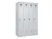 locker voor scheiding van kleding,HxBxD 1850x1200x500mm,4vak
