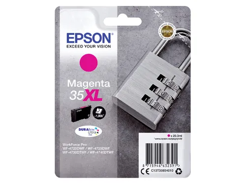Inktcartridge Epson 35XL T3593 rood HC C13T35934010