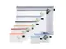 etui A3 PVC-vrij transparant met grijze ritssluiting