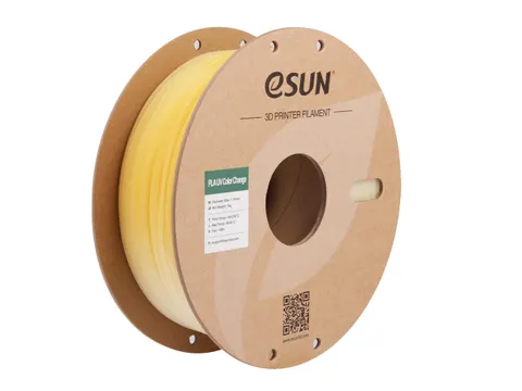 eSUN 3D printer Filament PLA-UV Color Change 1,75 mm Geel 1kg