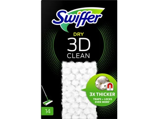 Swiffer Dry 3D Clean navulling, pak van 14 stuks