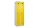 locker voor scheiding van kleding,HxBxD 1850x600x500mm,2vak