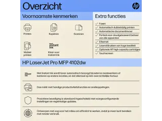 Multifunctional Laserprinter HP laserjet 4102dw - 6