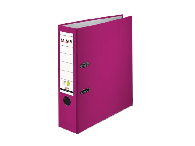 Classeur à levier PP A4 dos de 80mm VEGAN noir - Mûre