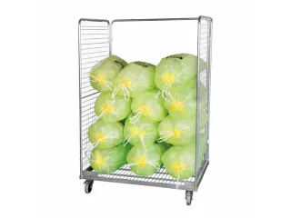 rolcontainer,draagverm. 600kg,HxLxB 1820x800x1200mm,2draadgaaswanden - 5