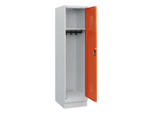 schoollocker,HxBxD 1630x400x500mm,1vak,vak B 400mm,cil.-slot,sokkel