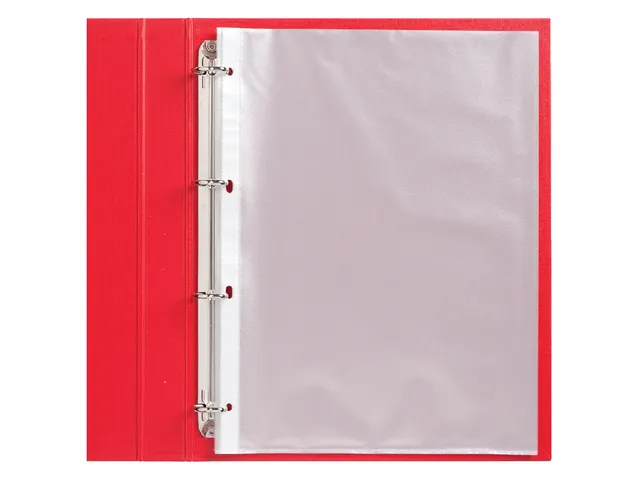 Showtas Quantore A4 4-gaats PP 0.08mm nerf 100 stuks