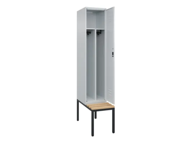 locker voor scheiding van kleding,HxBxD 2120x400x815mm,1vak