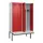 PBM-locker met bank,HxBxD 2120x1200x815mm,4vak,vak B 300mm