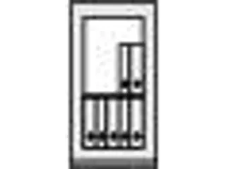 Waardekluis Vds 1/ecb.s/s 120 P 1090x570x658mm 1legbord Kleur Ral7024 - 2