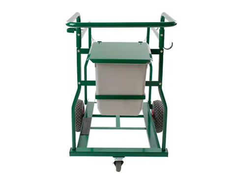 Containerkar voor 2x 120 Liter Container Groen