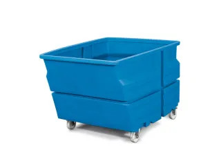 Multifunctionele bak,HxLxB 900x1340x1030mm,800l,PE,blauw - 2