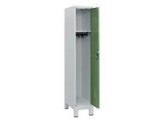 schoollocker,HxBxD 1630x300x500mm,1vak,vak B 300mm,cil.-slot,voeten - 1