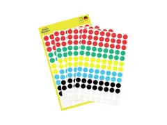 Etiket Avery Zweckform 3090 Rond 8mm Assorti 416stuks