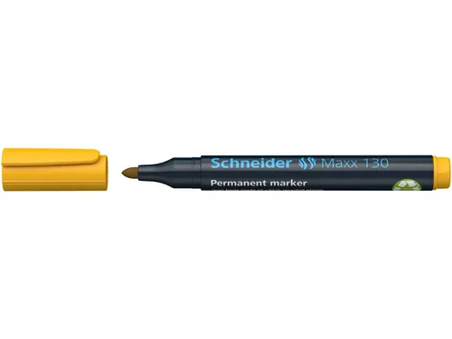 Marker Schneider Maxx 130 permanent ronde punt geel