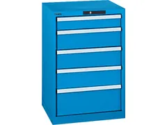 Ladenkast Hxbxd 850x564x572mm 5laden 75kg Vu Afwerking Ral5012