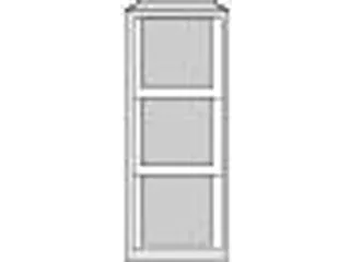 hangmappenkast,HxBxD 1016x413x622mm,3hangmappenframes,1baan,romp zwart - 7